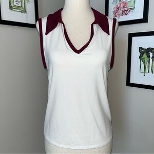 π· Arizona Sleeveless Collared Blouse/Top